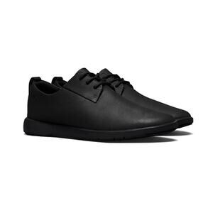 Ponto Womens The Pacific Oxford Shoe US 9 M Black Recycled Leather NWOB